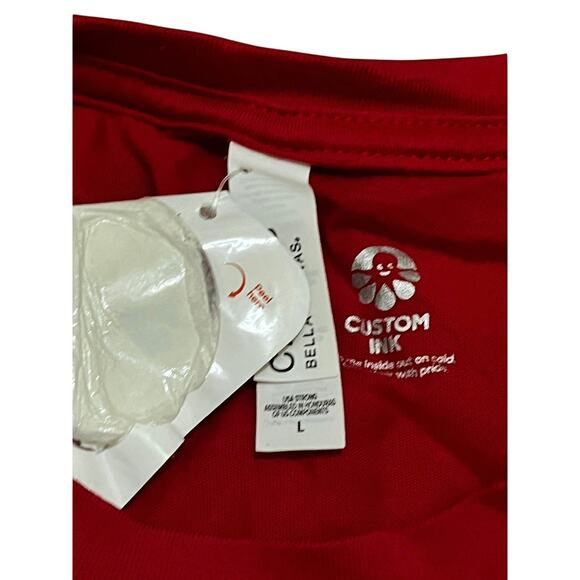 Custom Ink Men’s Red T-Shirt Size Medium - Picture 3 of 7